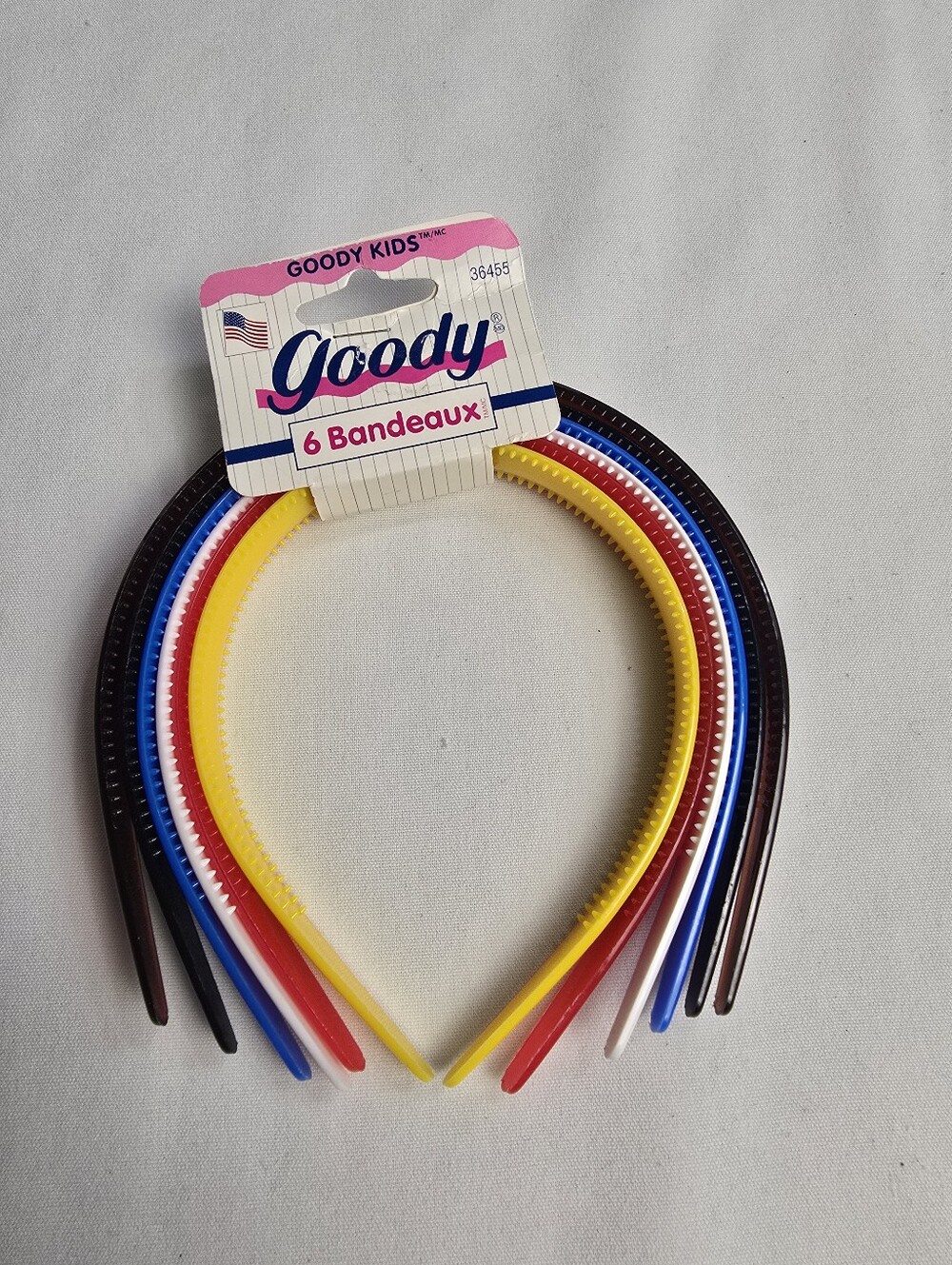 Vintage 90's Goody Kids Set Of 6 Headbands Bandeux New Old Stock 1997